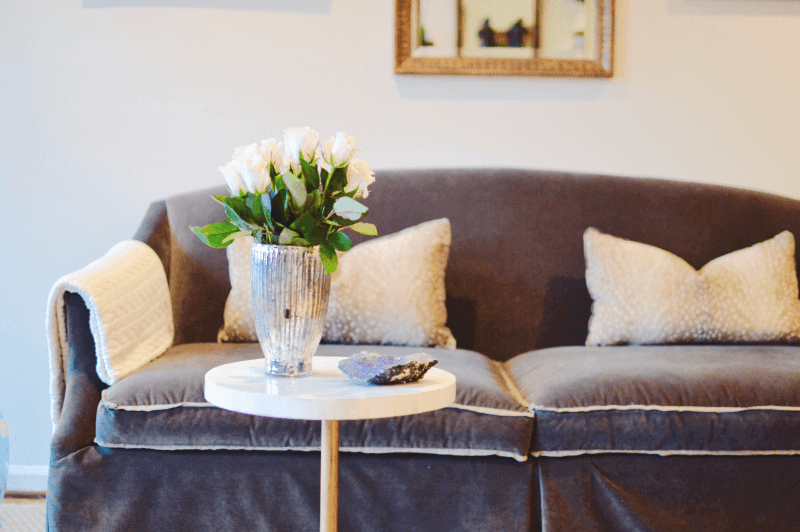 Flowers add life to any space.