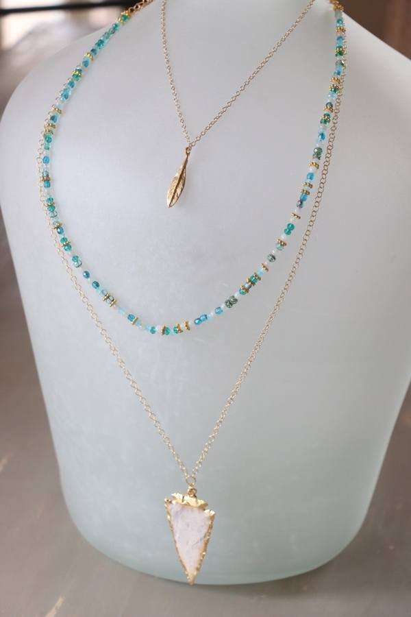 How to layer necklaces | styleblueprint.com