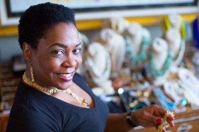 Jewelry designer Cheryl Pesce