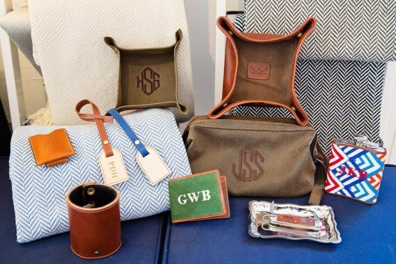 Personalized canvas accessories and wool throws make great graduation gifts for boys.