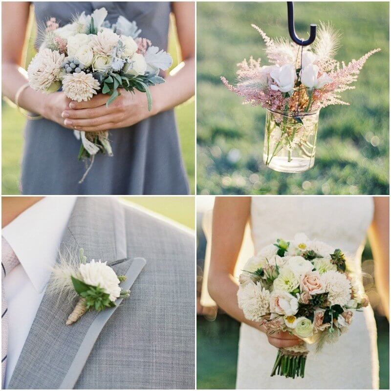 The flowers are different but cohesive