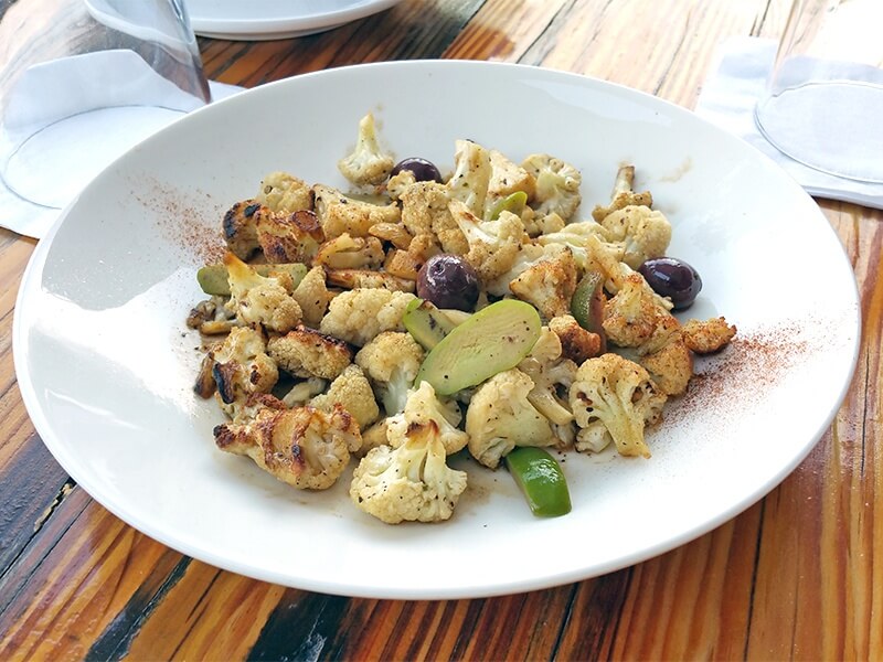 Pan-seared cauliflower at Bettola