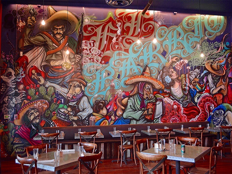 Check out this mural at El Barrio