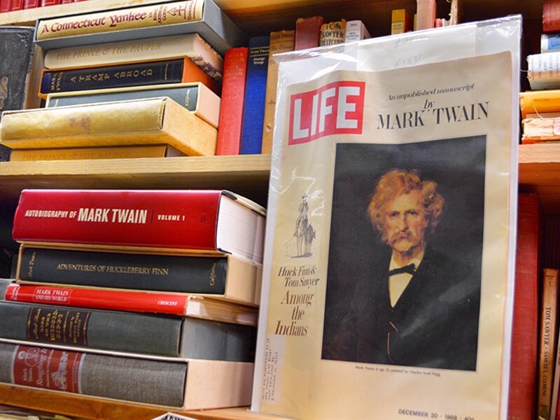 The Mark Twain section