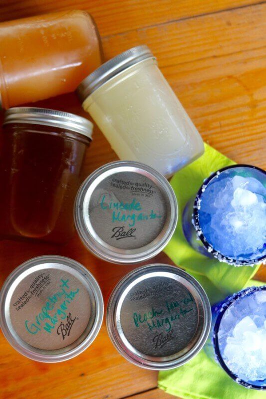 Today, we're featuring grapefruit margaritas, limeaid margaritas and low-cal peach margaritas. They all come in with far less calories than your typical margarita.