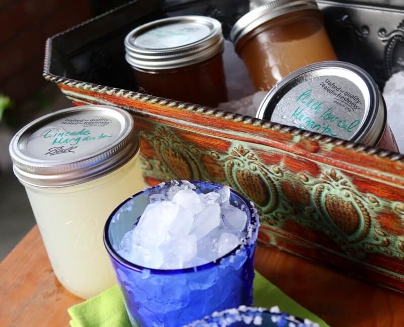 Three Skinny Margaritas with Lots of Flavor