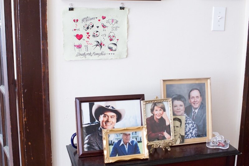 Lauren named the gallery space "Southfork" after the ranch of the hit 80s television show Dallas. 