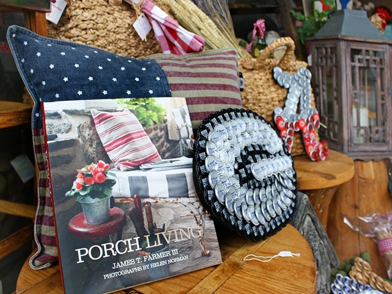 Bibliophiles, rejoice! Lucy's offers beautiful books, which are placed throughout the market.