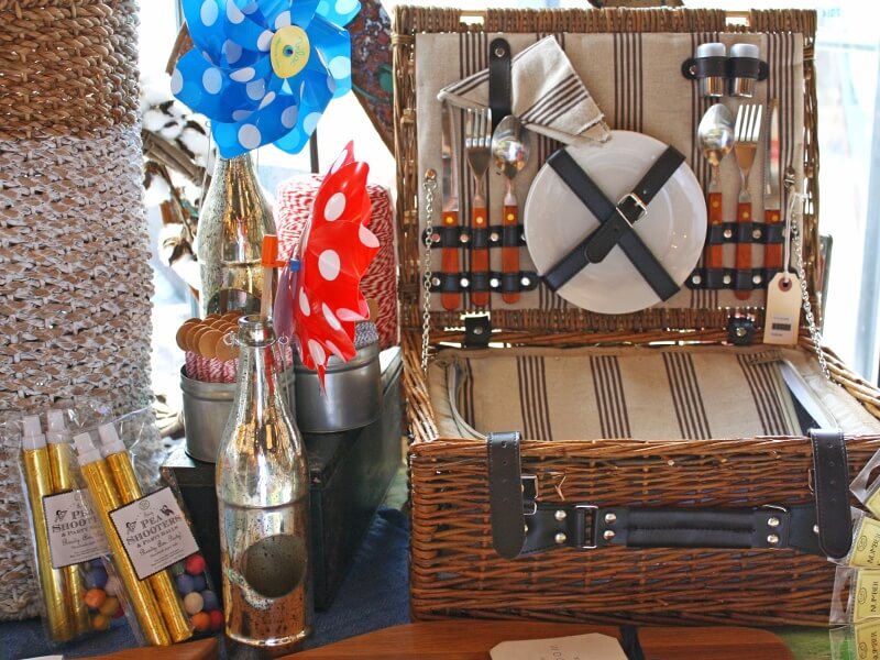 We love this picnic basket at Sugarboo & Co.