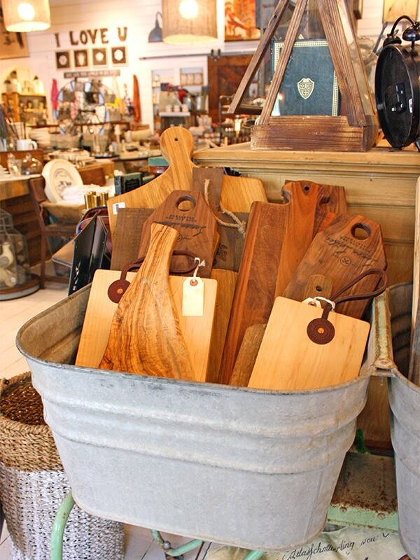 Cutting boards for the kitchen at Sugarboo & Co.