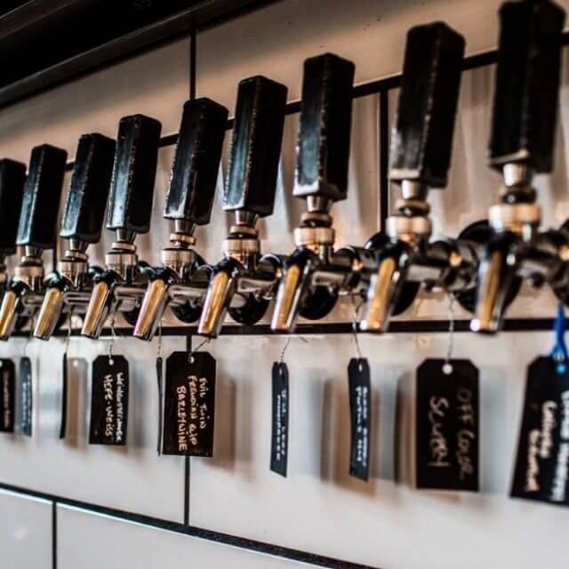 The taps behind the bar are tagged with names of brews made in partnership with Butchertown by local and regional breweries, as well as more than 20 seasonal brews and German, Belgian and Czech brews. There are also beer cocktails, a small list of wines by the glass and bottle and an extensive playlist of agave.