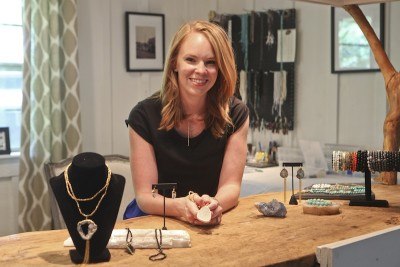 Kate Morris: FACES of Birmingham - Jewelry designer Kate Morris in her Homewood studio