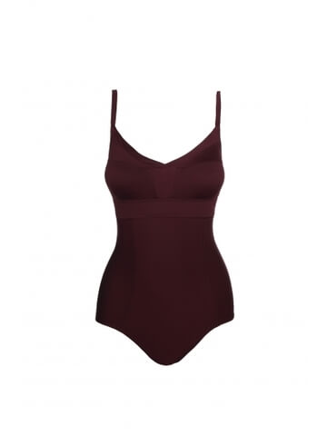 The Bordeax Swimsuit by LeTarte is flattering on every figure!