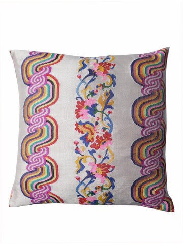 This Burmese silk pillow by Imperio Vida is exotic and elegant!