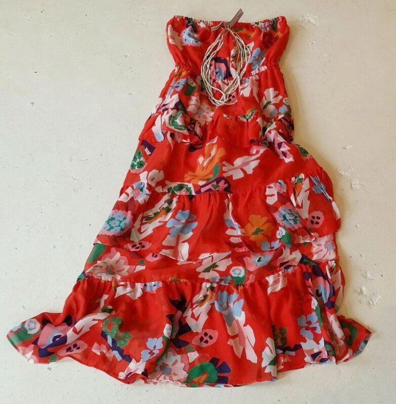 This festive floral dress from W. Port is so light and breezy.