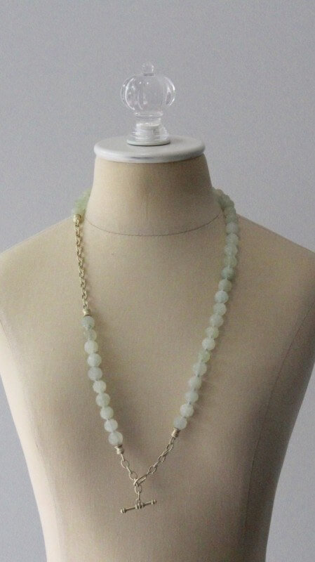 This set of beads was lengthened by a mystery chain and extender.