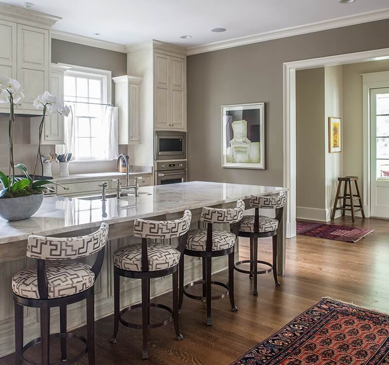 Mallory Home, Memphis | Custom cabinetry in the kitchen and bath (areas by Bob Westmoreland