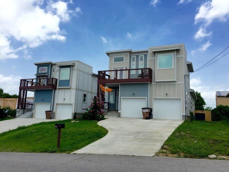 Modern architecture in The Nations neighborhood Nashville
