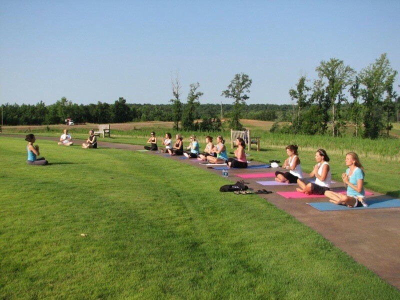 Yoga on the Green in Russell Crossroads at Lake Martin