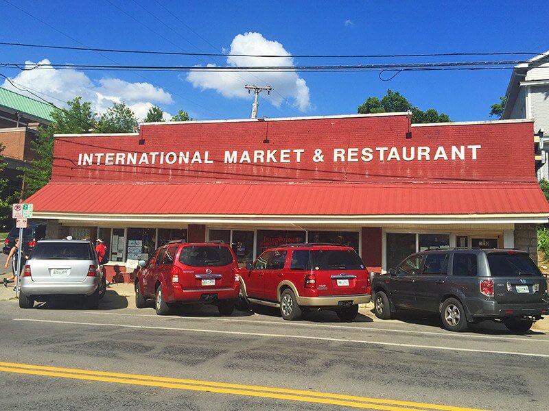 International Market and Restaurant is perfect for picking up a few things and grabbing a snack too.