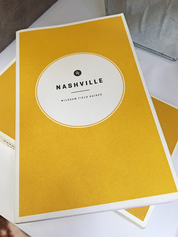 Nashville Field Guides are like an insider's guide to the city and its residents, both famous and non. Find it at Batch for $18.