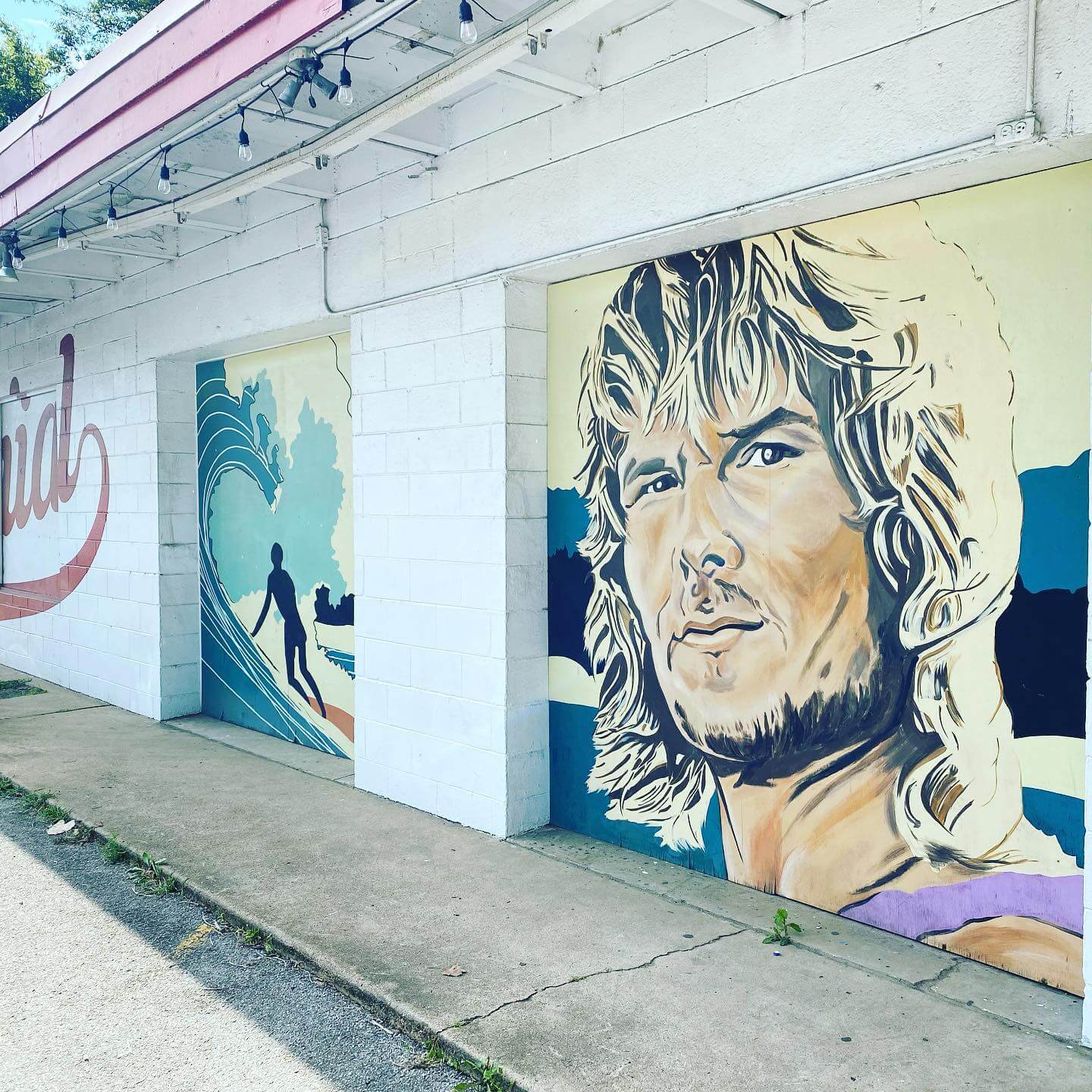 patrick swayze mural