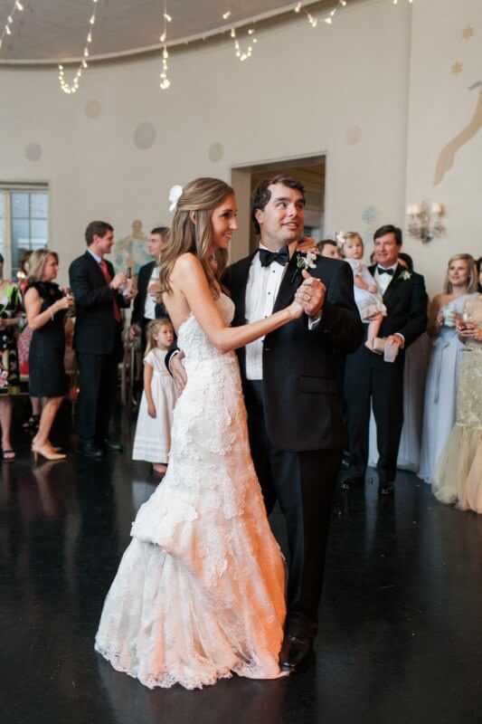 The first dance is always such a sweet picture at weddings!