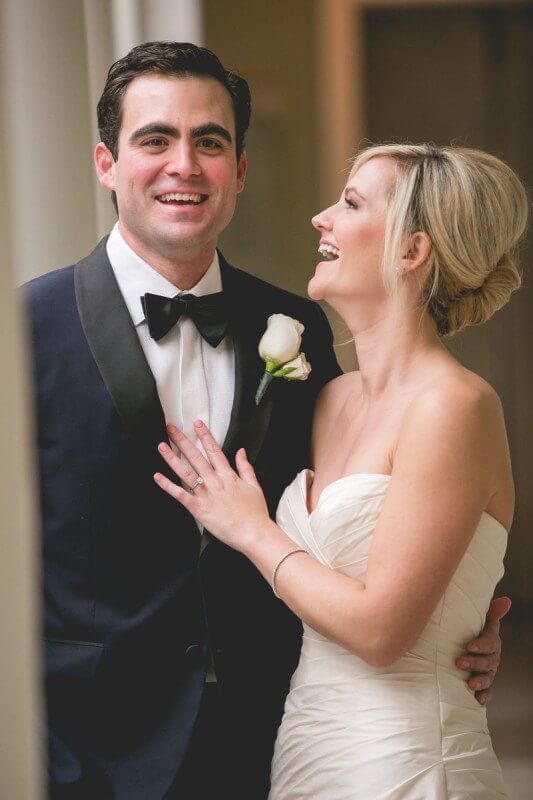 Love seeing those warm smiles before the ceremony.