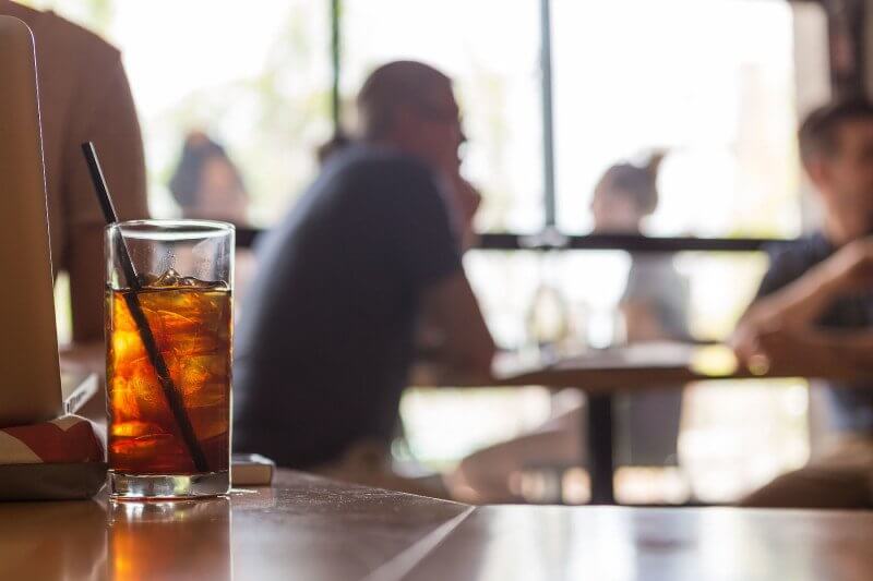 A simple iced tea from Steadfast Coffee is just what you need on a balmy afternoon.