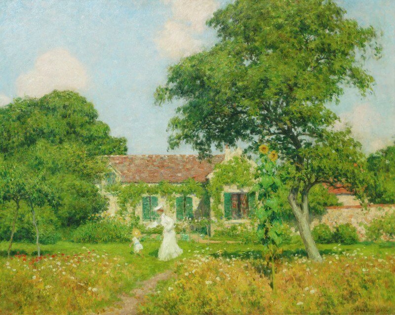Marcel Adolphe Bain's impressionist work is to die for - this is definitely a piece we are lusting after!