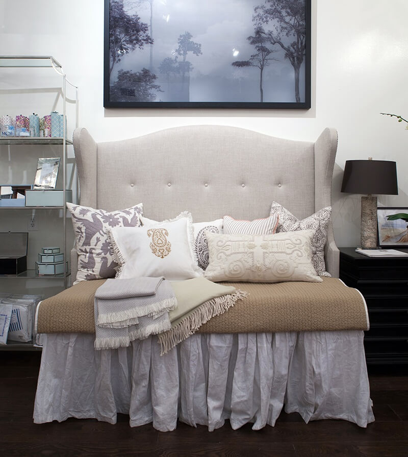 Rhea's Blue Moon Bedding collection is now located inside HOUSE.