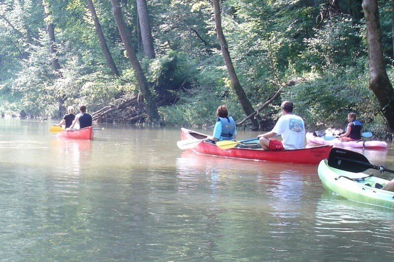 Canoeing Near Louisville-Blue River