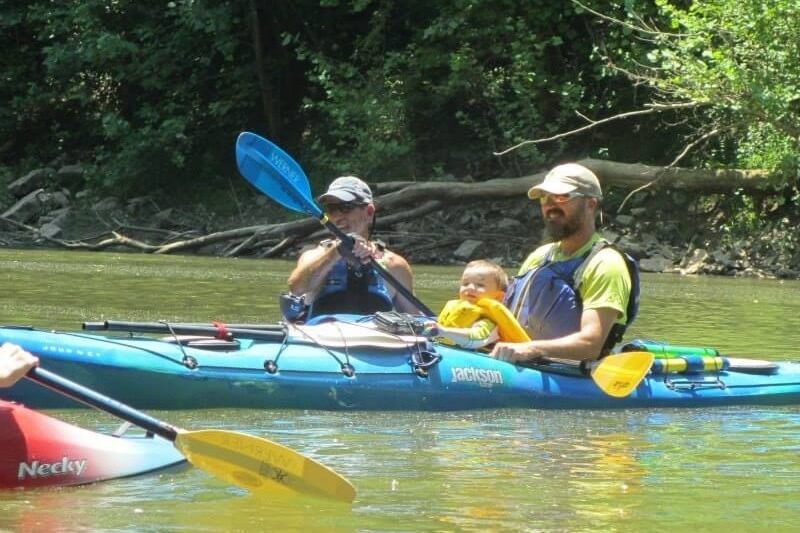 Canoeing near Louisville-Green River