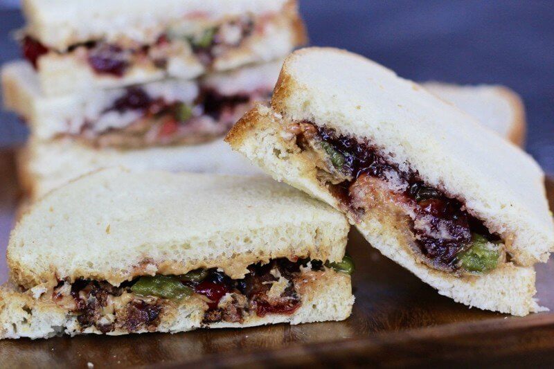 This really is a "bet you can't just take one bite" type of sandwich. You'll polish it off and think about eating another ...