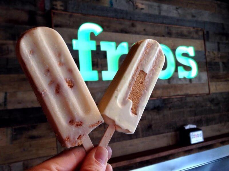 The creamy, cold dessert pops from Frios Gourmet Pops provide such sweet relief from the summer sun!