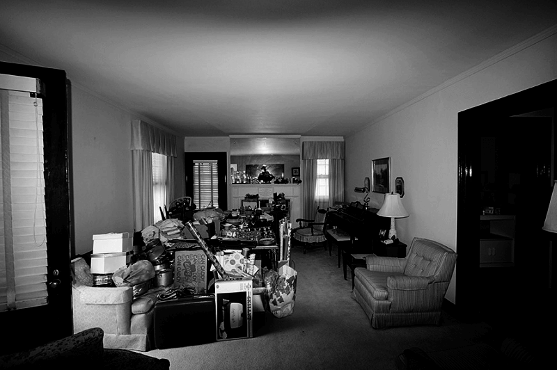 Take a look at the living room prior to renovation.