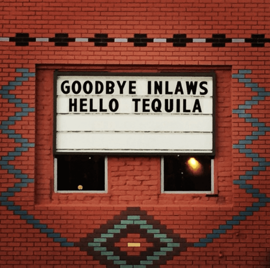 Goodbye in-laws; hello tequila. Rosepepper Cantina.