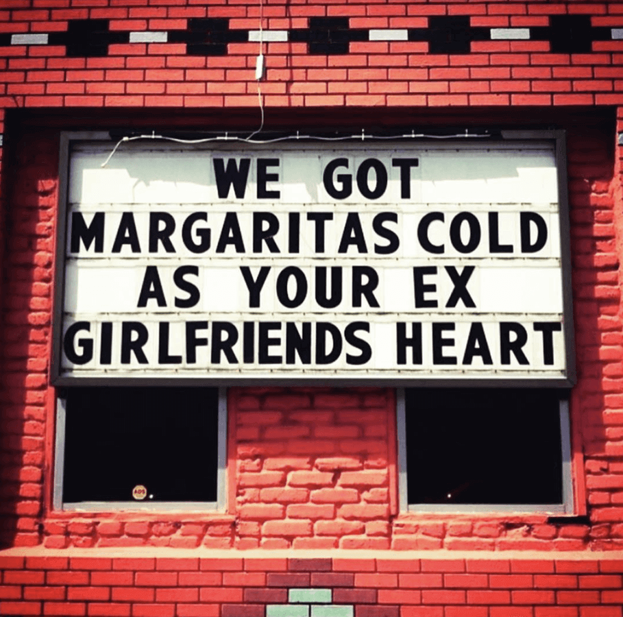 We got margaritas cold as your ex girlfriend's heart. Rosepepper Cantina