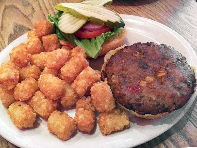 The Vortex veggie burger