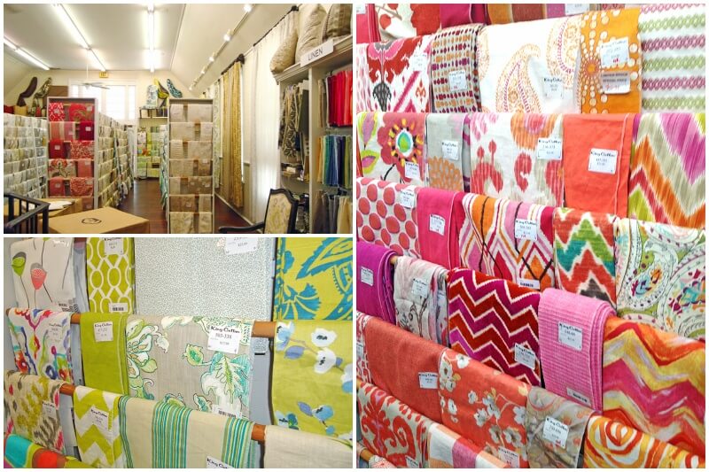 The plethora of colors and patterns is inspiring, especially for sewing artisans and seamstresses. Visit King Cotton's discount room downstairs for short pieces of fabric, perfect for small projects.