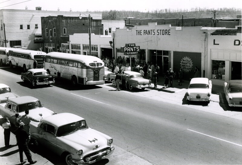 “My grandfather had sales in the '60s where he bussed people in from Birmingham to get three pants for $10," says the Pants Store owner Michael Gee. | Image: Michael Gee
