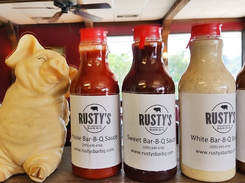 Rusty's Bar-B-Q is a Leeds favorite!