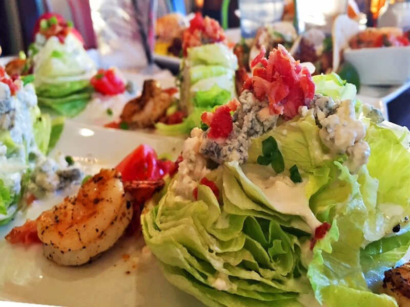 The bleu cheese wedge at the Green Hills Grille
