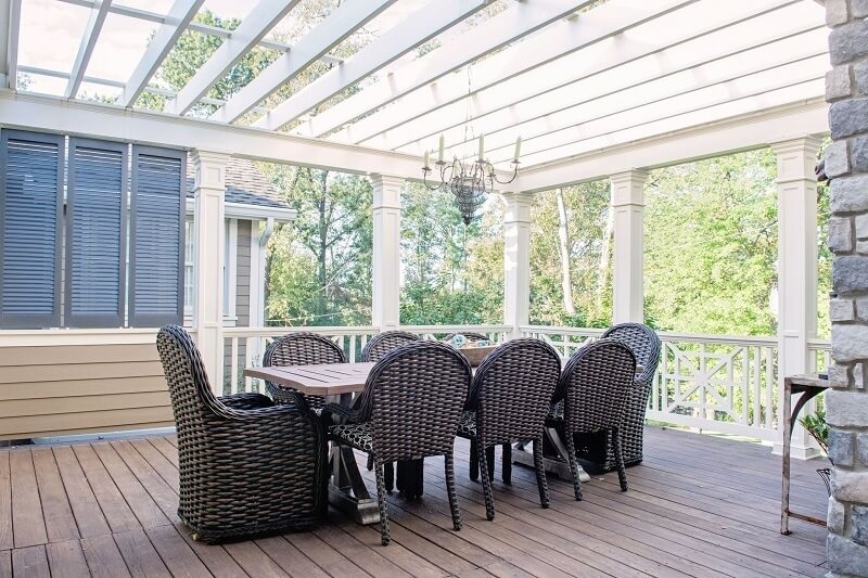 A Covered Porch Used Year Round