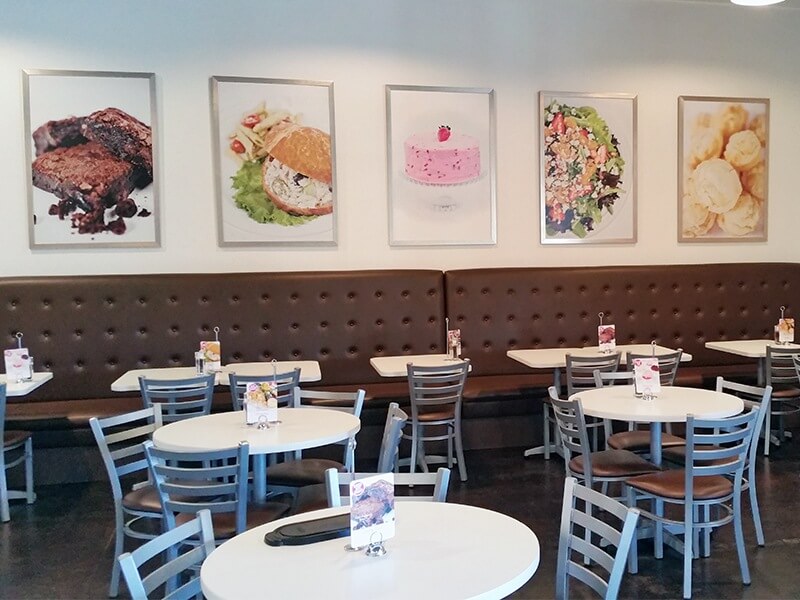 "Our chocolate cake was written up in the newspaper years ago as the 'Best Chocolate Cake in the South.' It is my favorite dessert we have, but often gets overshadowed by our strawberry cake," says Ashley.