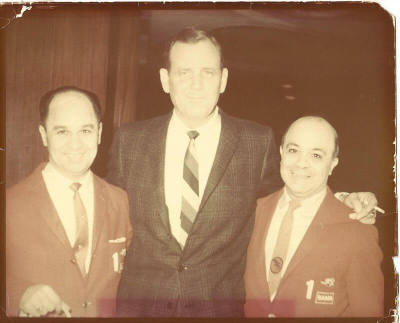Tony Brandino, Coach Paul "Bear" Bryant and Paul Brandino