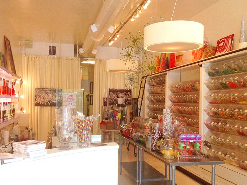 Sugar is a Willy Wonka paradise, filled with whimsy, style and most importantly, delicious candy.