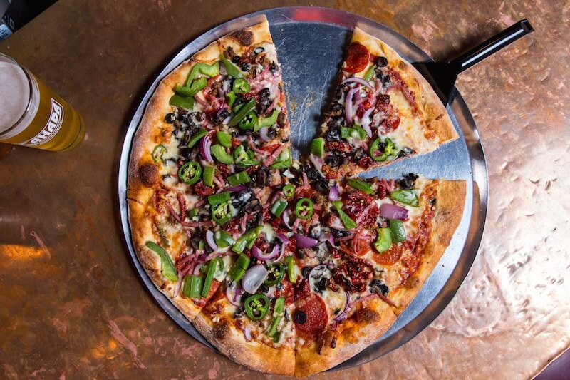 Pizza and beer, a match made in Heaven Mafiaoza's Pizza