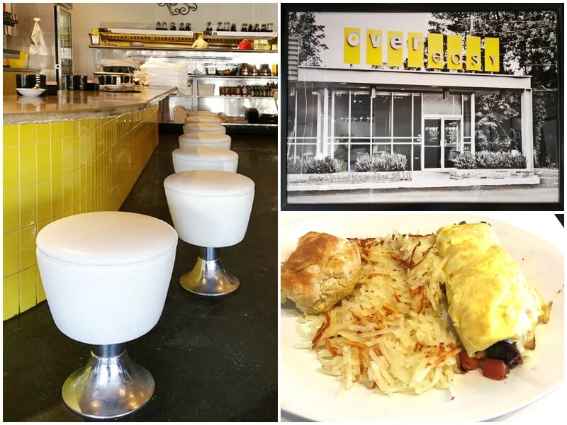 Egg-yolk yellow is the signature color at Over Easy! Egg-yolk yellow is the signature color at Over Easy!