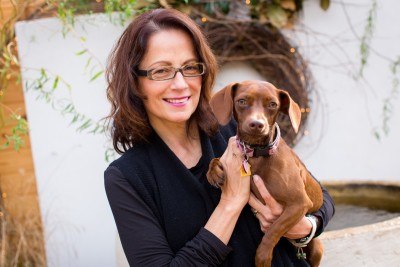 Idie and her sidekick and rescue dog, Miss Coco Chanel